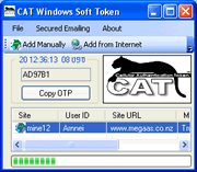 CAT WIndows OTP Security Token